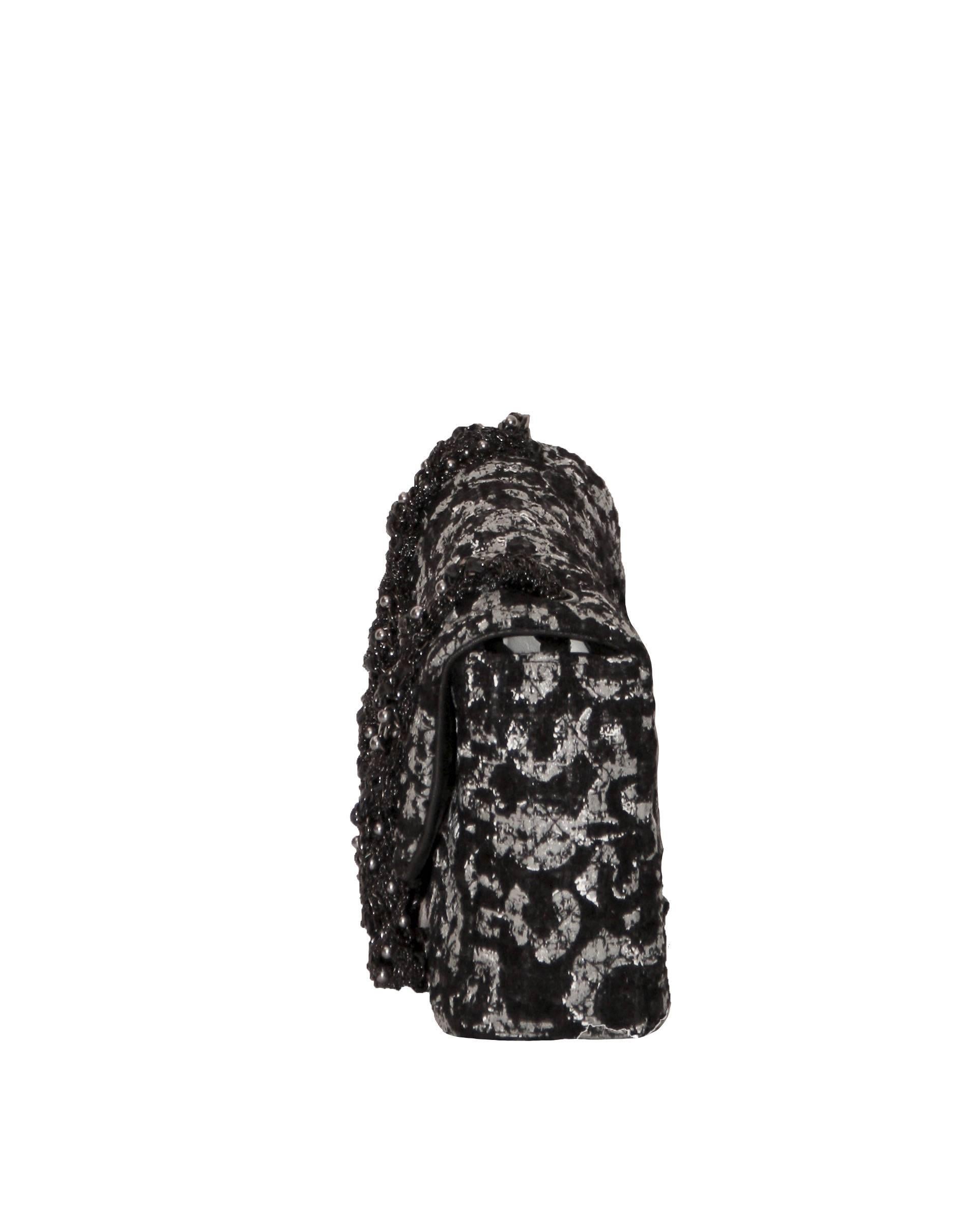 Black Chanel Westminster II Pearl Flap Bag