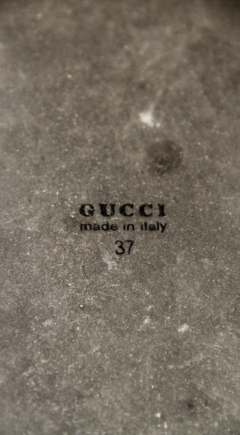 Gucci Black Lace Platform Sneaker For Sale 3