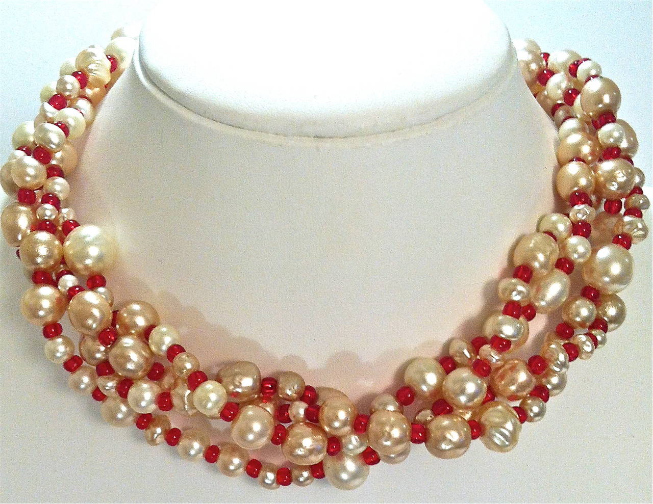 1980s  Original Chanel Necklace by Gripoix. 2