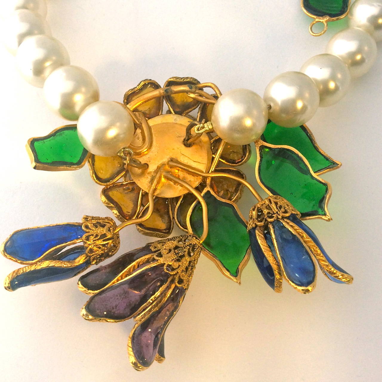 Rare 1960s Chanel Necklace by Maison Gripoix 3