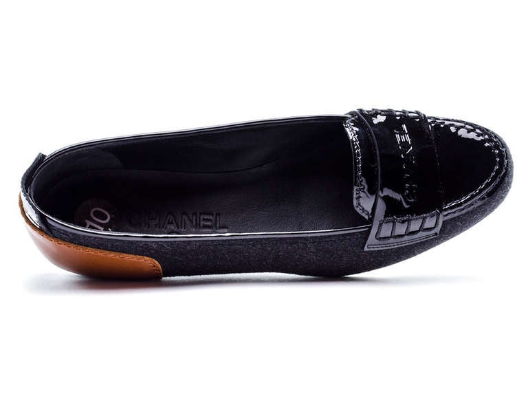 Chanel Wool Loafers For Sale 1