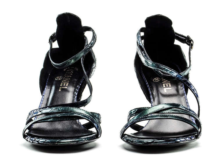 emerald green sandals