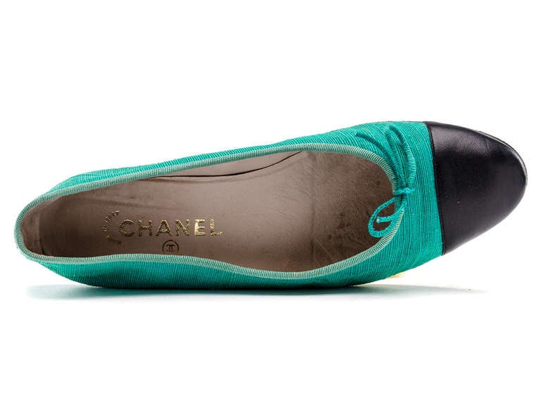 Chanel Colorblocked Ballerina Flats For Sale 1