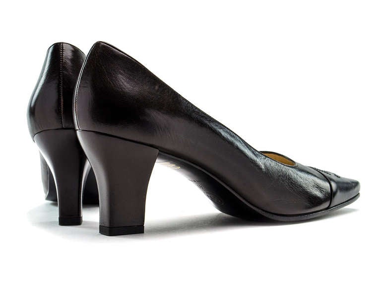 Chanel Leather Court Colorblocked Heels For Sale at 1stDibs