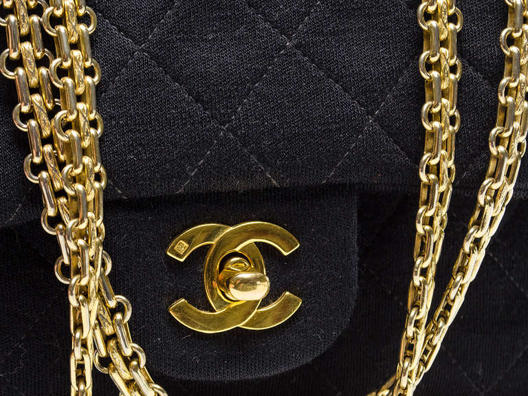 Women's Chanel Jersey Medium Flap Bag For Sale
