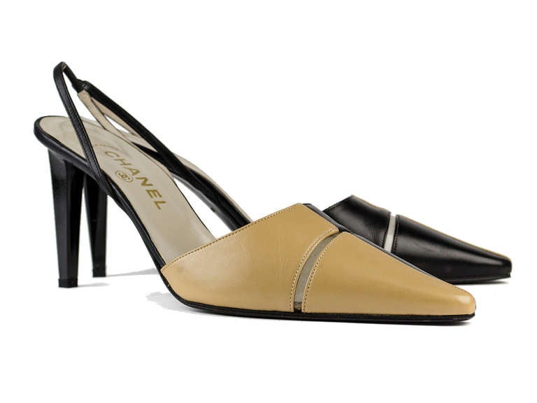 Chanel Slingback Heels