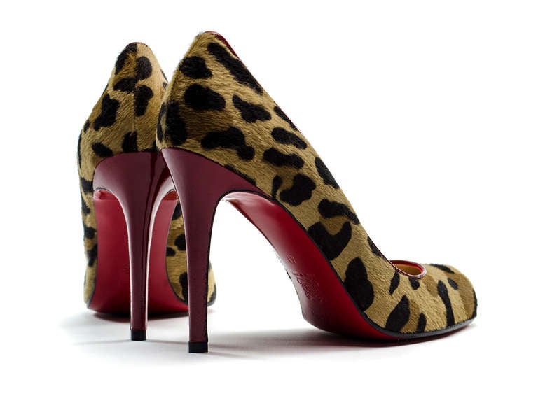 Women's Christian Louboutin Leopard Heels