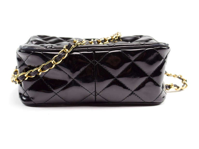 Women's Chanel Vintage Patent Leather Mini Camera Bag