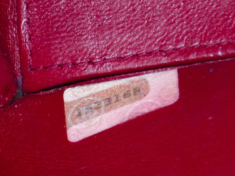 Chanel Vintage Colorblocked Red Shoulder Bag 3