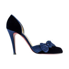 Christian Louboutin Navy Blue Heel