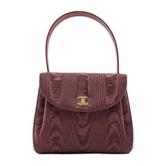 Chanel Vintage Mini Brown Top Handle Bag