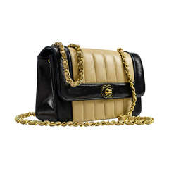 Chanel Vintage Colorblocked Flap Bag