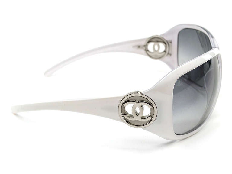 Chanel White 6023 Sunglasses