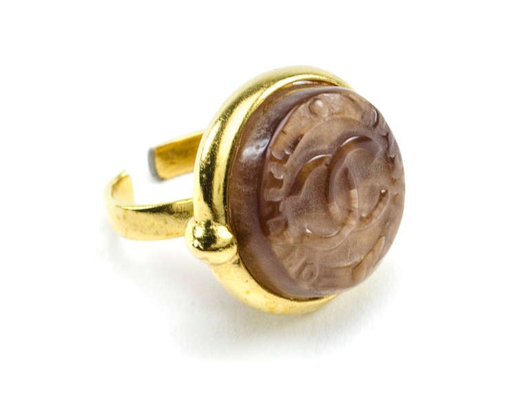Rare Chanel Translucent Ring