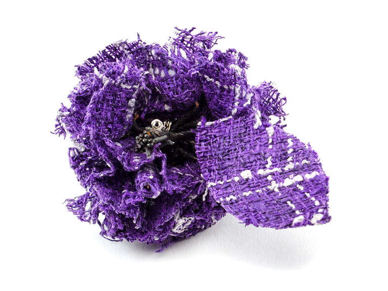 Chanel Camellia Floral Brooch