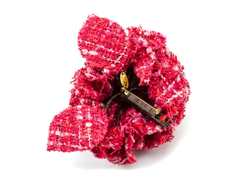 Chanel Camellia Floral Brooch