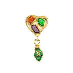 Chanel 95P Poured Glass Brooch