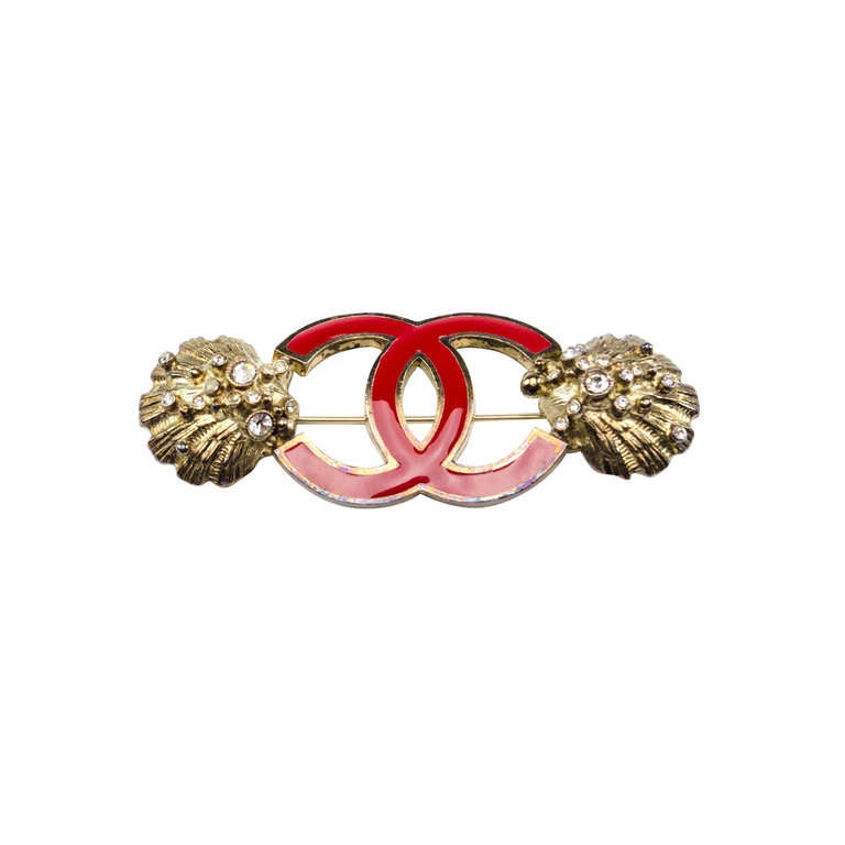 Chanel Seashell Brooch For Sale