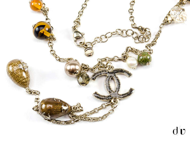 Chanel 07A Drop Pendant Necklace