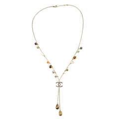 Chanel 07A Drop Pendant Necklace