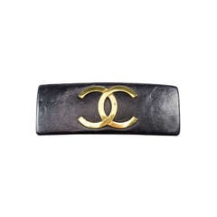 Chanel Retro Leather Hair Clip