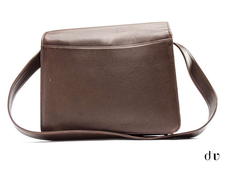 Chanel Brown Vintage Shoulder Bag 2