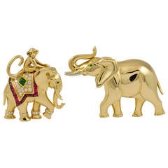 Cartier Elephant Brooches 9