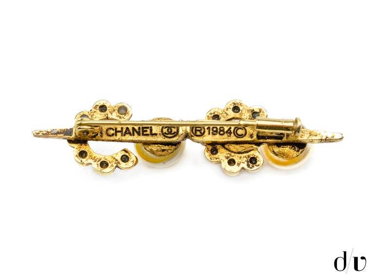 Chanel Vintage CC Brooch