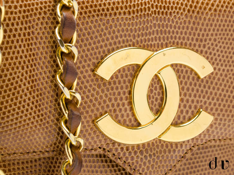 chanel lizard bag