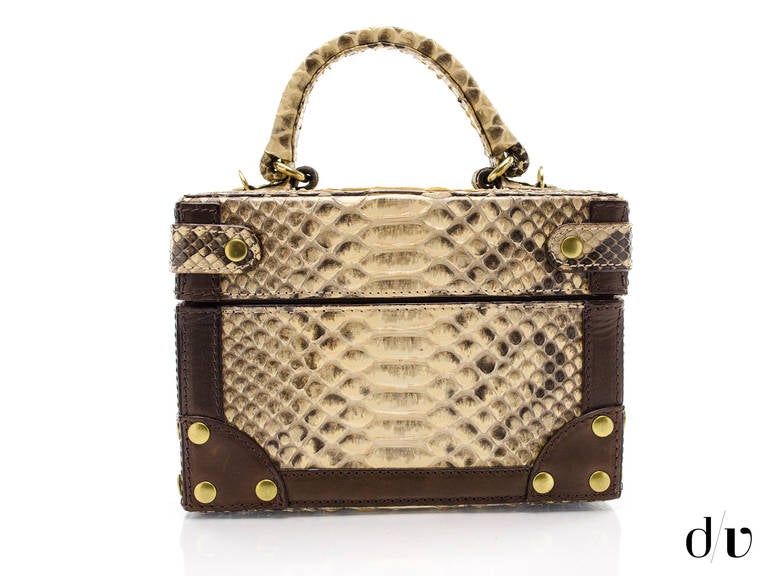 Chloe Python Vanity Case Bag For Sale 1