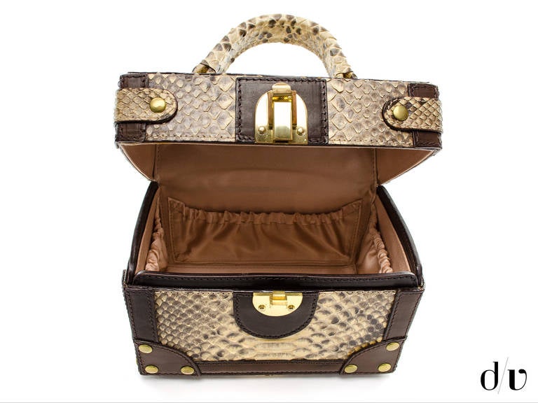 Chloe Python Vanity Case Bag For Sale 3