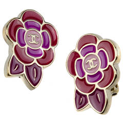 Chanel 05P Flower Earrings
