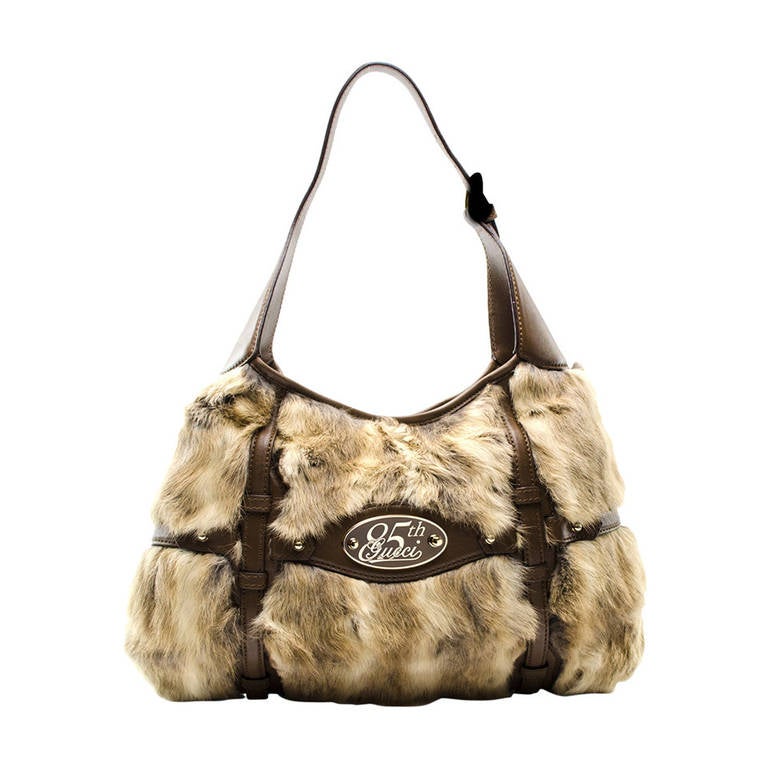 Gucci 85th Anniversary Fur Bag For Sale