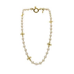 Chanel Vintage Faux Pearl Necklace
