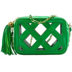 Chanel Green Calfskin Bag