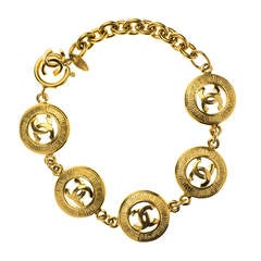 Chanel Vintage Gold Bracelet