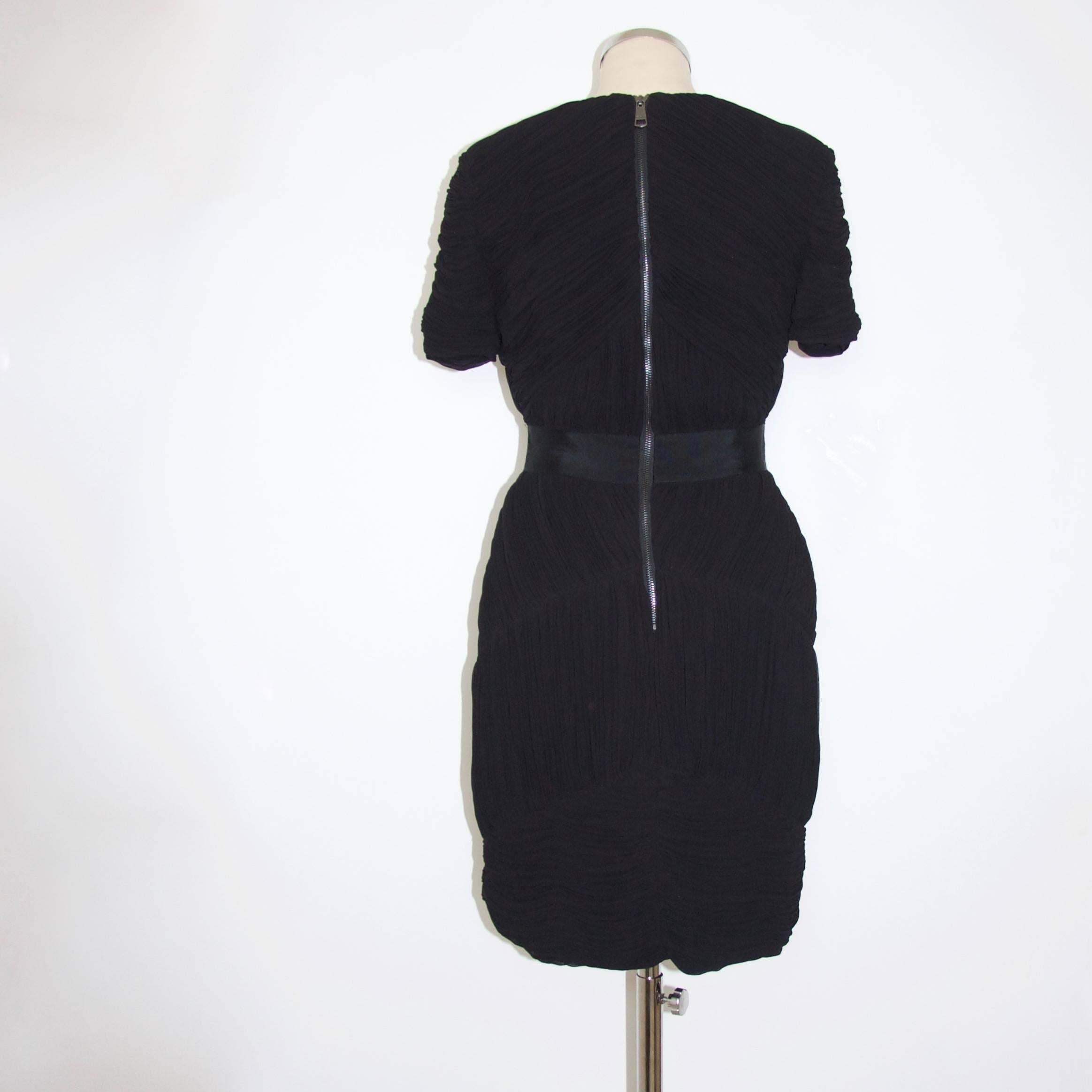 Burberry prorsum black dress For Sale 1
