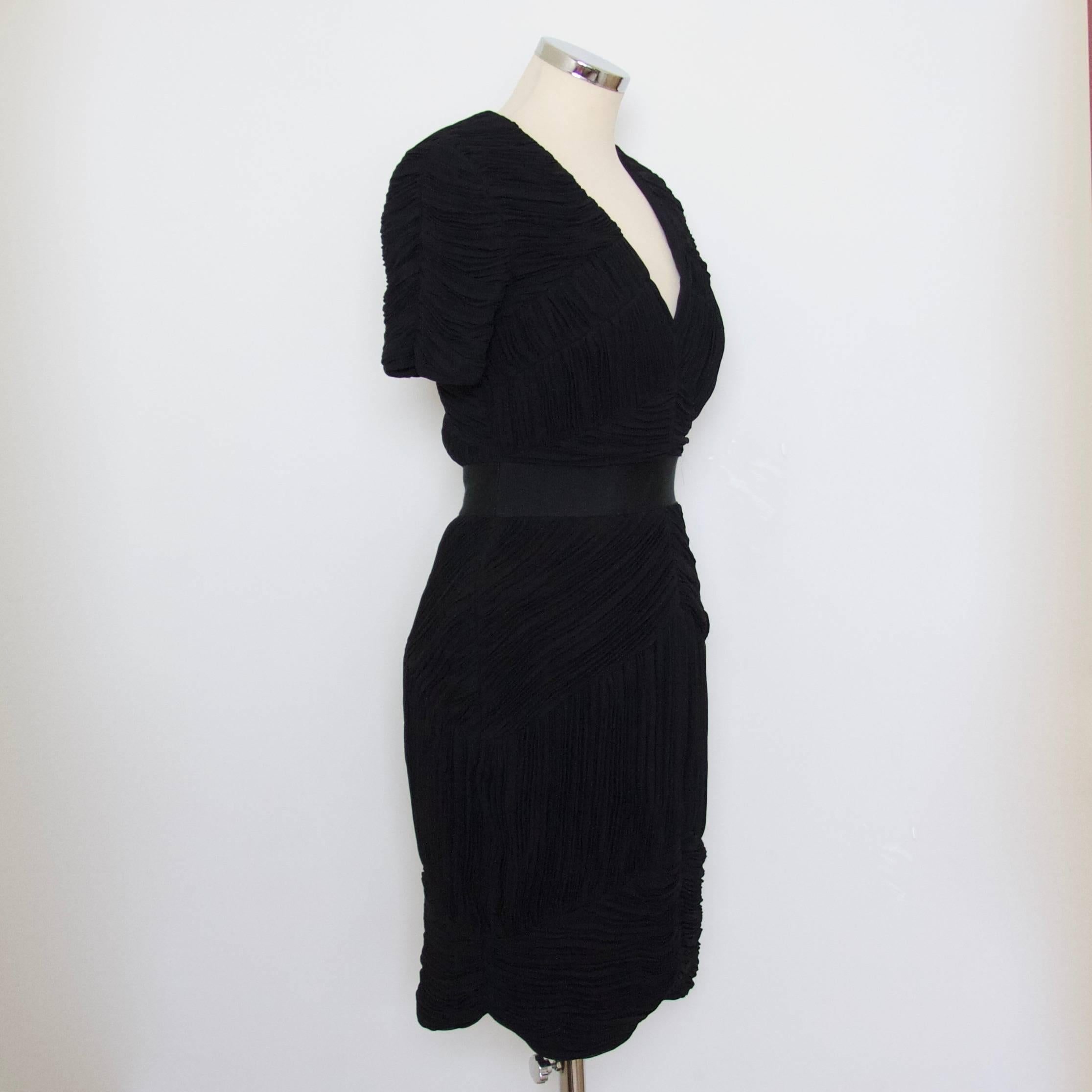 Black Burberry prorsum black dress For Sale