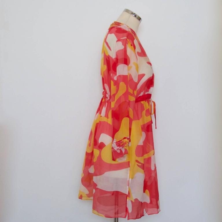 Diane Von Furstenberg Andy Warhol print dress at 1stDibs