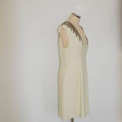 Moschino Cream Dress
