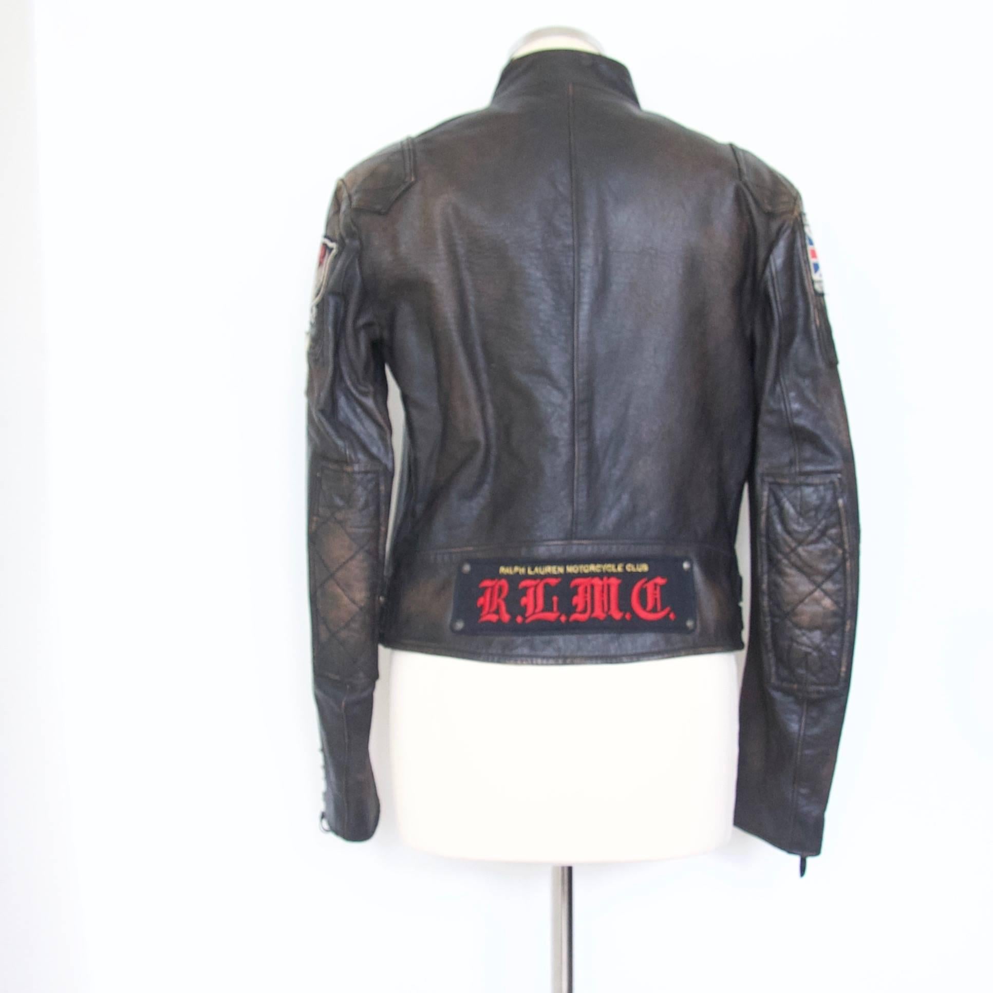 Black Biker Jacket For Sale