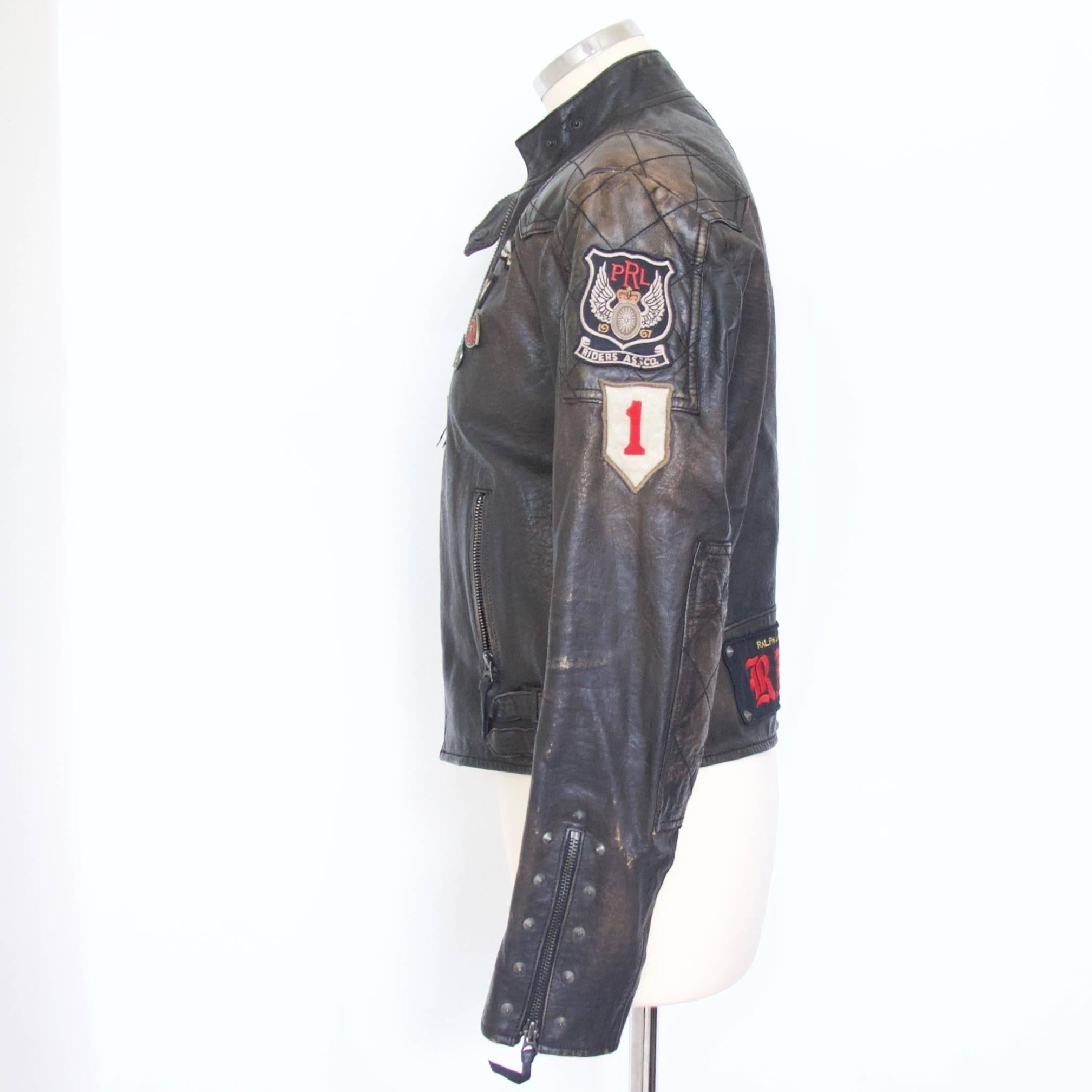 Biker Jacket In New Condition For Sale In London, GB