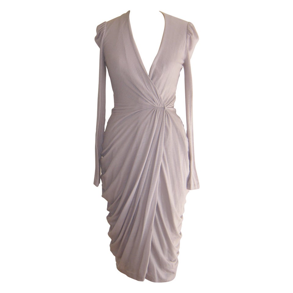 2011 Alexander McQueen Draped Wrap Dress (38 ITL) NWT