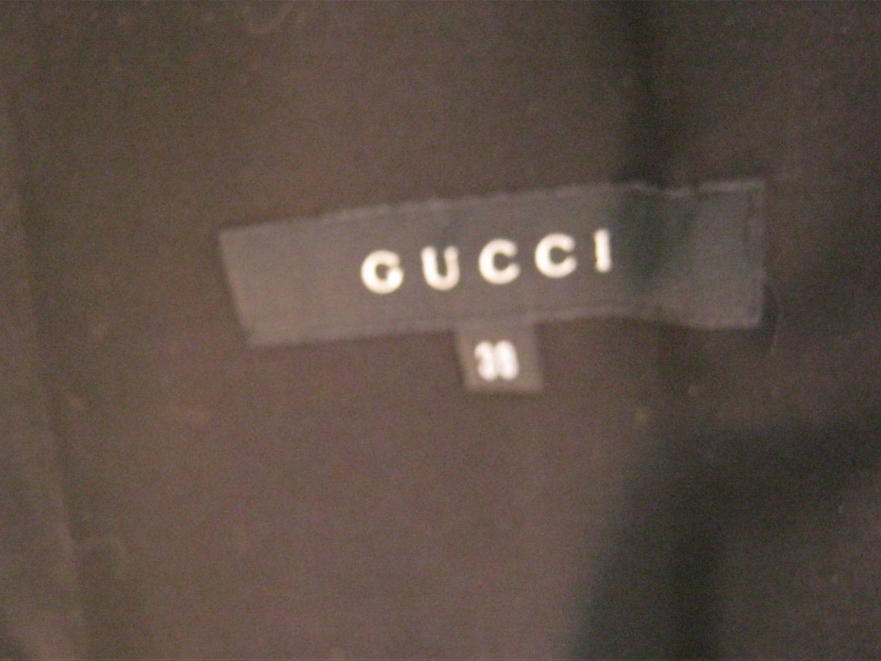 2000s Gucci Classic Black Trench Coat (38) 6