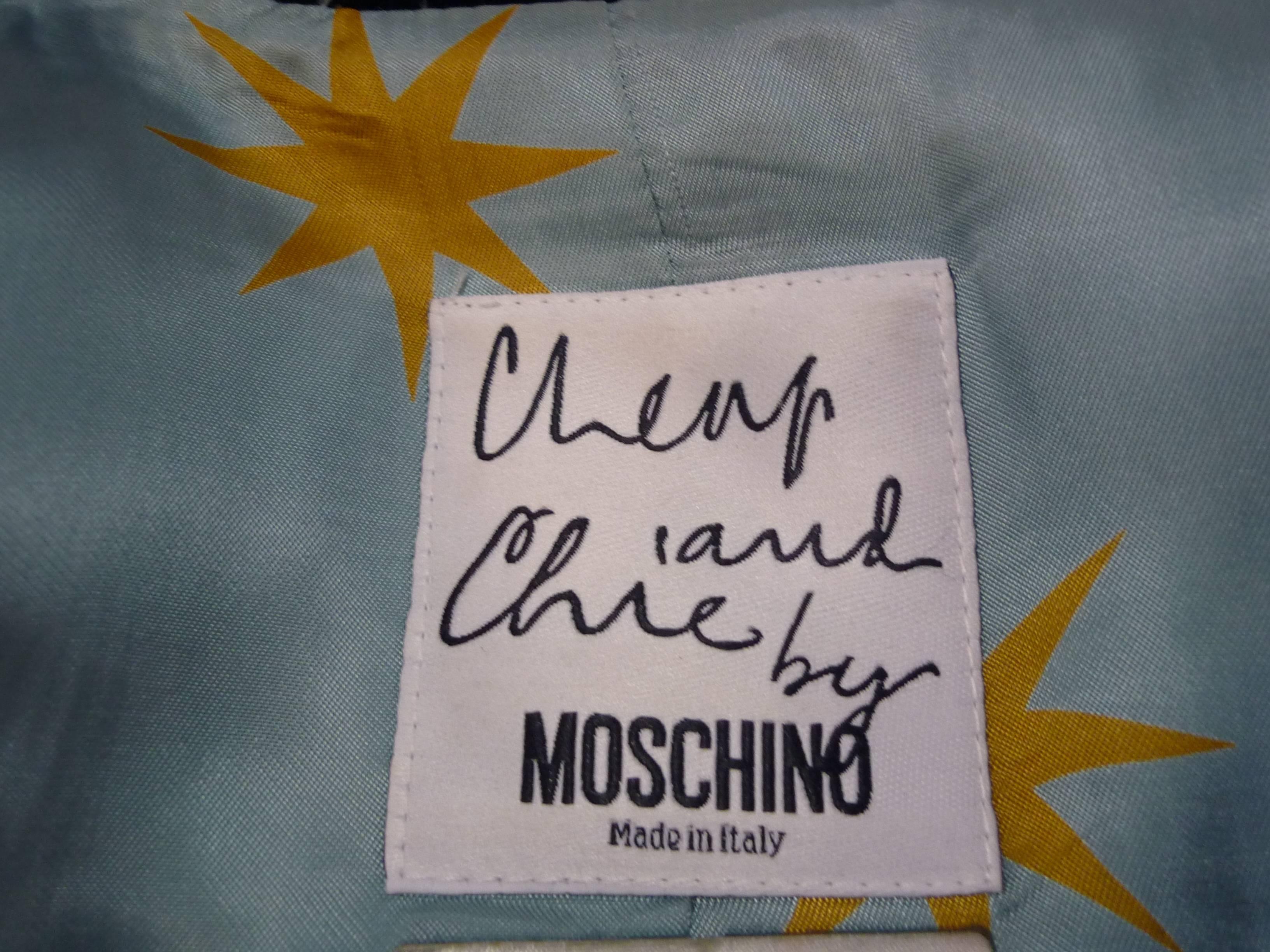 1993/94 Moschino Collection Cotton Jacket (S) 4
