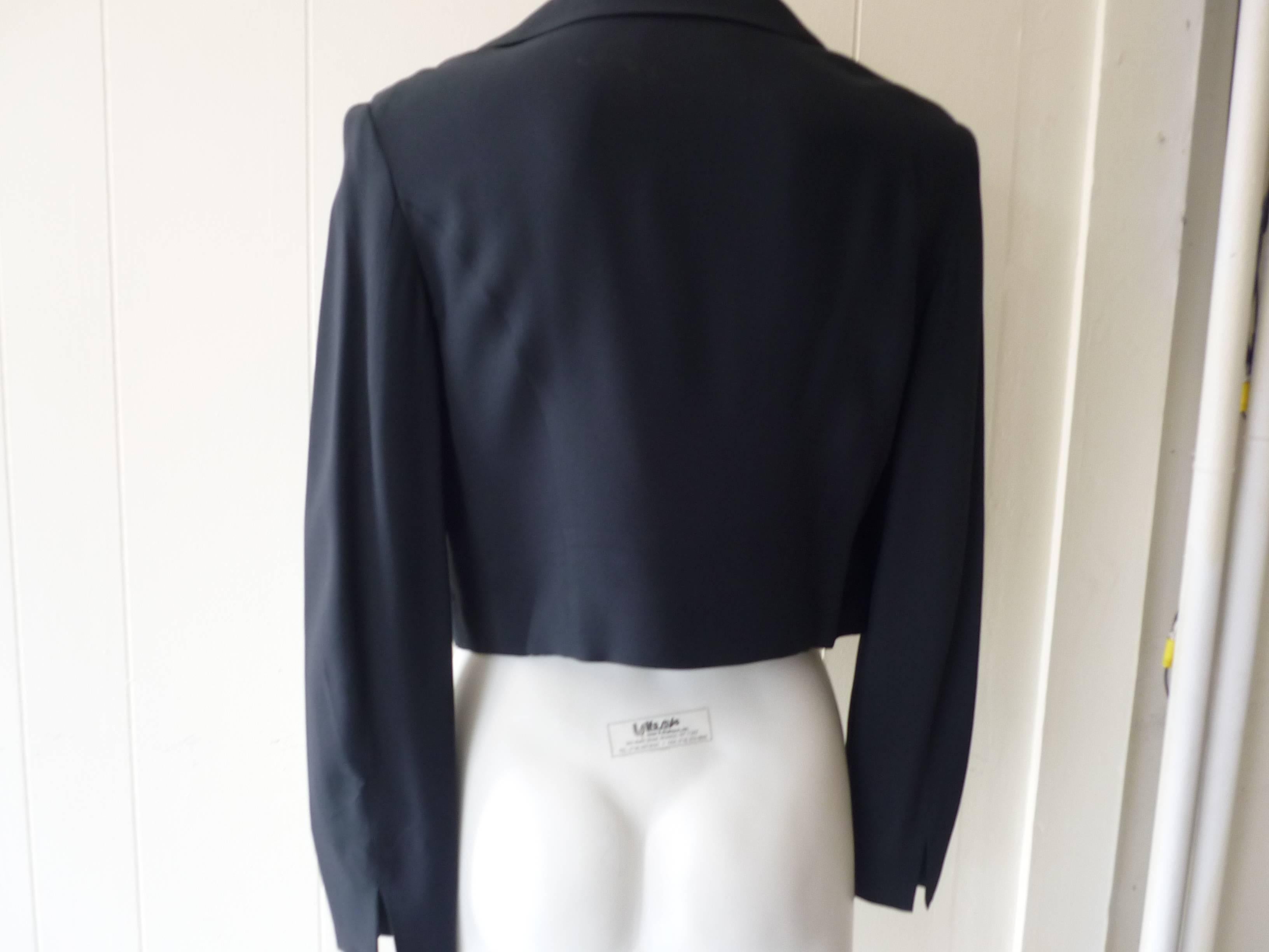 1980s Moschino Couture Black Jacket (M) 1