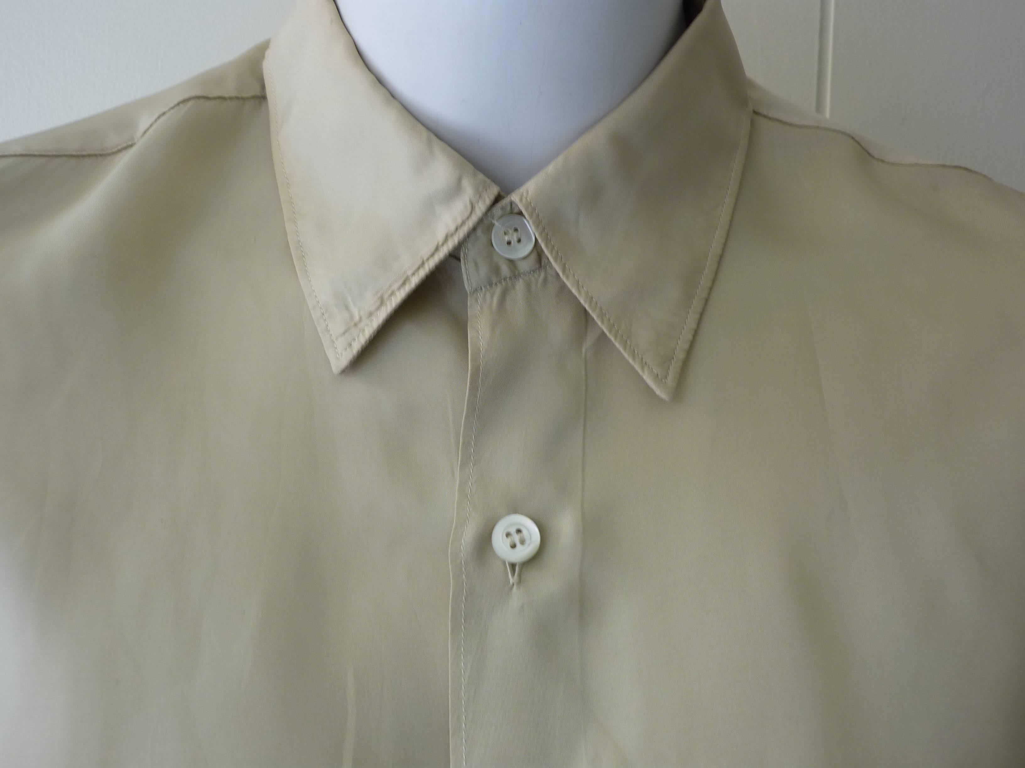 Brown Comme des Garcons Men's Shirt, 1980s 