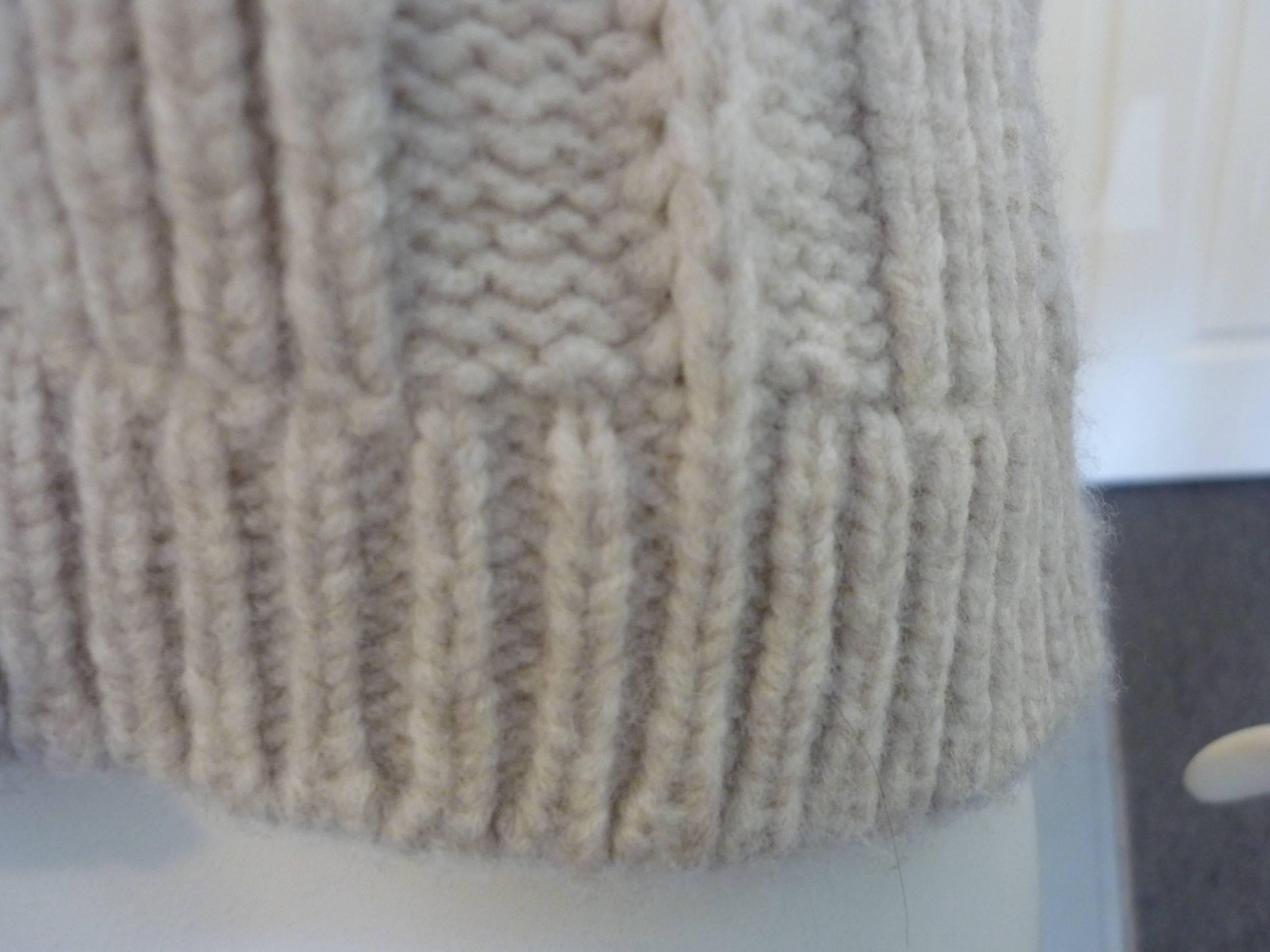 Women's Amazing Sonia Rykiel Wool/Yak Ribbed Sweater Never Worn - In Box (S)