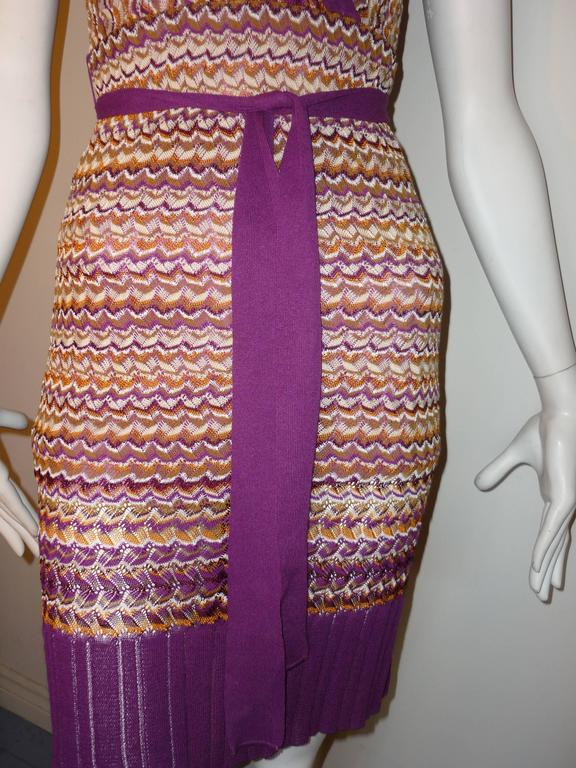 M. Missoni multi colored Knit Dress at 1stdibs