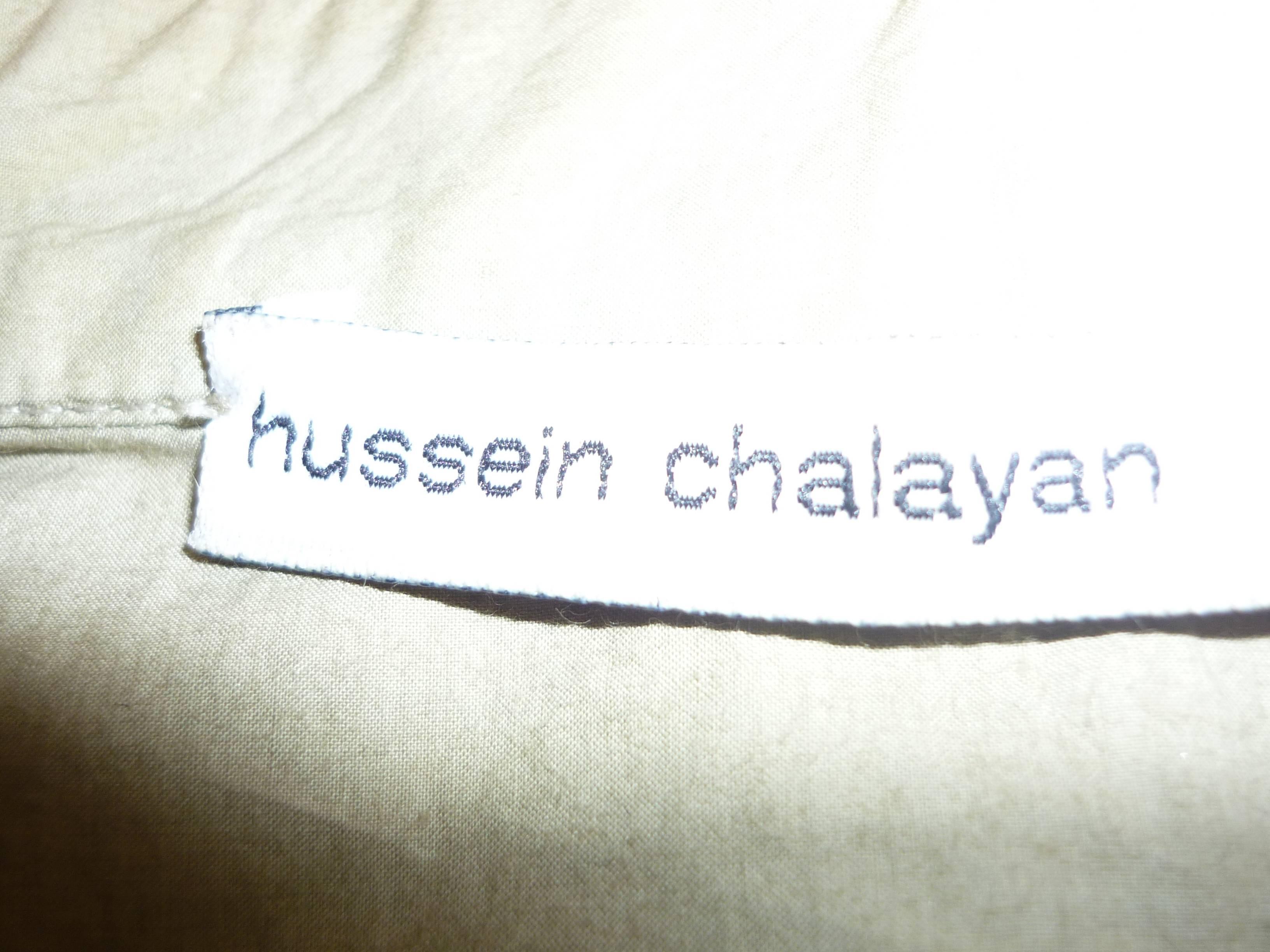Hussein Chalayan Cotton/Jean Skirt Suit 1